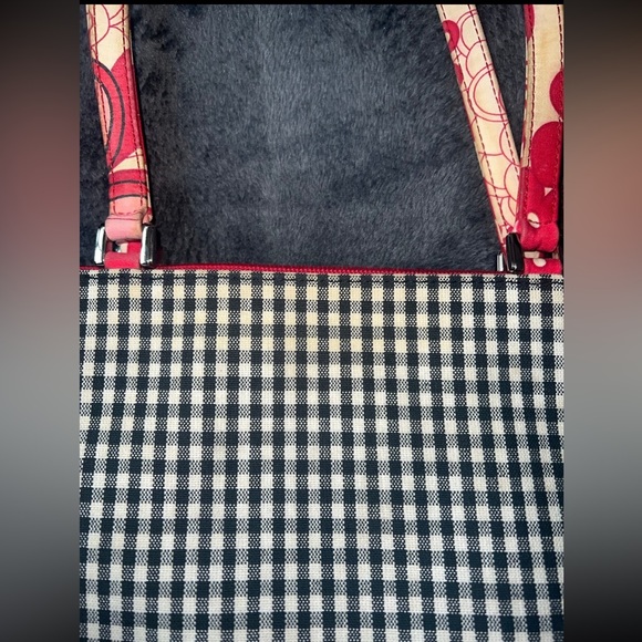 Vintage Checkered bag by Isabella Fiore (READ DESCRIPTION & SEE PICS) - Picture 4 of 12